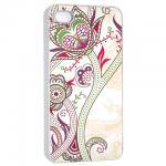 Retro Floral Swirl Art - Hard Cover Case For..