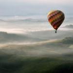 Air Balloon Over Tuscany - Fine Art Photograph On..