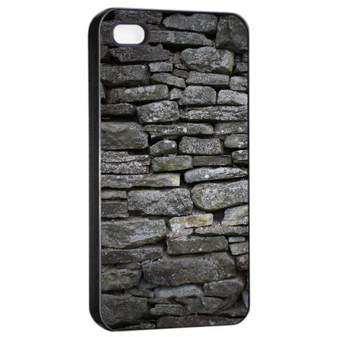 Grey Bricks - Hard Cover Case For Iphone 4, 4s & More